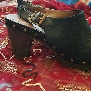 Leather Clogs